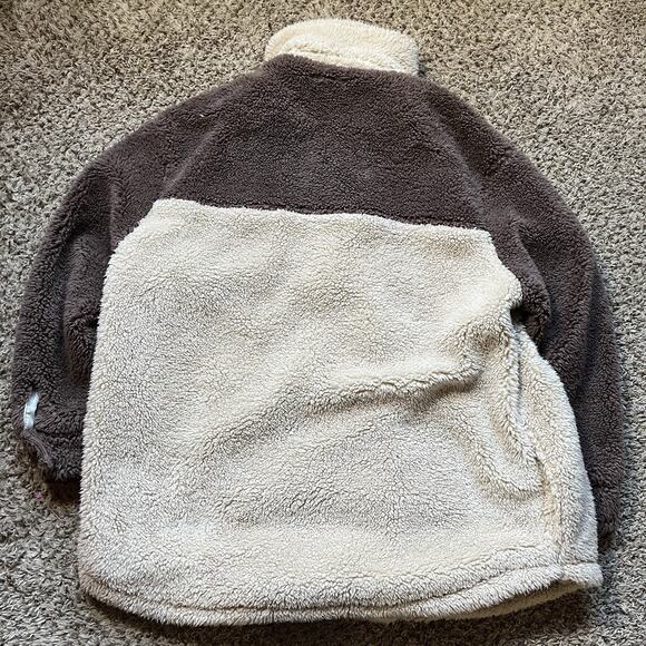 O’Neill Women’s Heath Plaid High Pile Fleece Shirt Jacket Size S Button Up Y2k - Picture 8 of 8